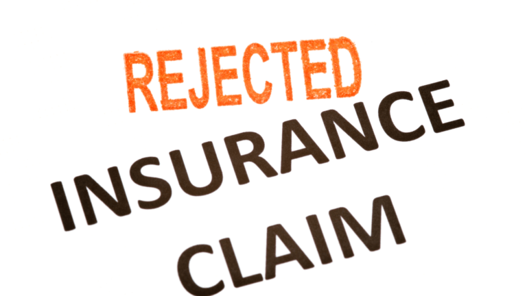 insurance claim rejected